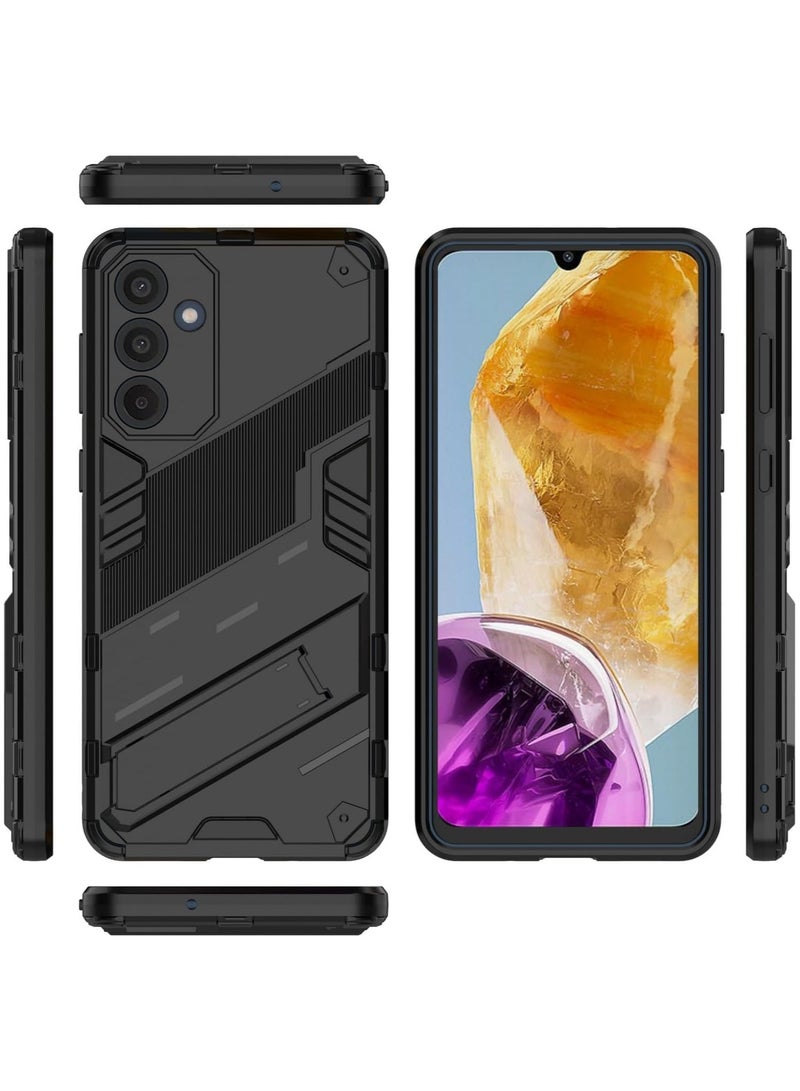 عام حافظة متوافقة مع سامسونج جالاكسي إم 55 5 جي 2024 ، واقي خلفي مرن لامتصاص الصدمات من البولي يوريثان الحراري مع مسنده لسامسونج جالاكسي إم 55 - Image 2