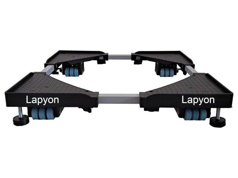 Lapyon Premium Heavy Duty Adjustable 24 Wheel StandTrolleySuitable for Front TOP Load Washing MachineRefrigeratorDishwasherCapacity Upto 210 KG - Image 1
