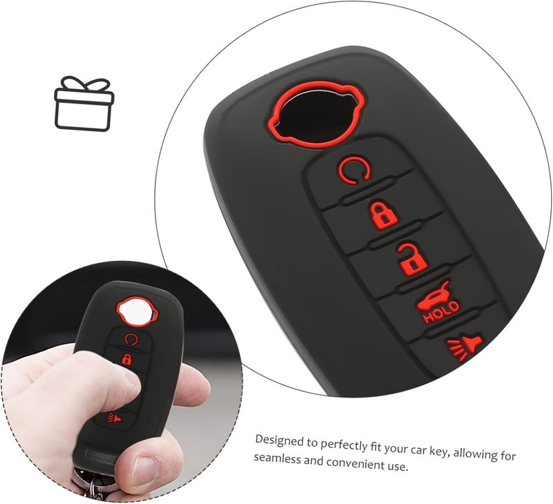 2pcs Key Holder Compatible Soft Key Cover Splashproof and Scratch Resistant Button - Image 4