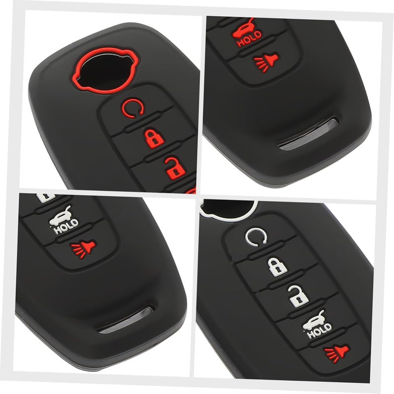 2pcs Key Holder Compatible Soft Key Cover Splashproof and Scratch Resistant Button - Image 5