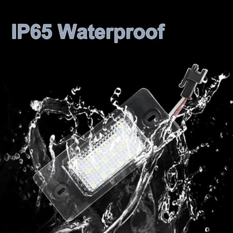 QASULER Waterproof License Plate Light for VW - Image 2