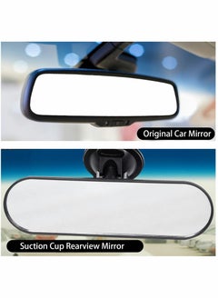 Excefore Rear View Mirror,Car Examiner Mirror,Anti Glare Interior Car Mirror,Rear View Mirror For Driving Test Rearview Car Mirror,Driving Instructor Mirror,Car Mirror Rear View Mirrors For Car SUV Trucks  - Image 3
