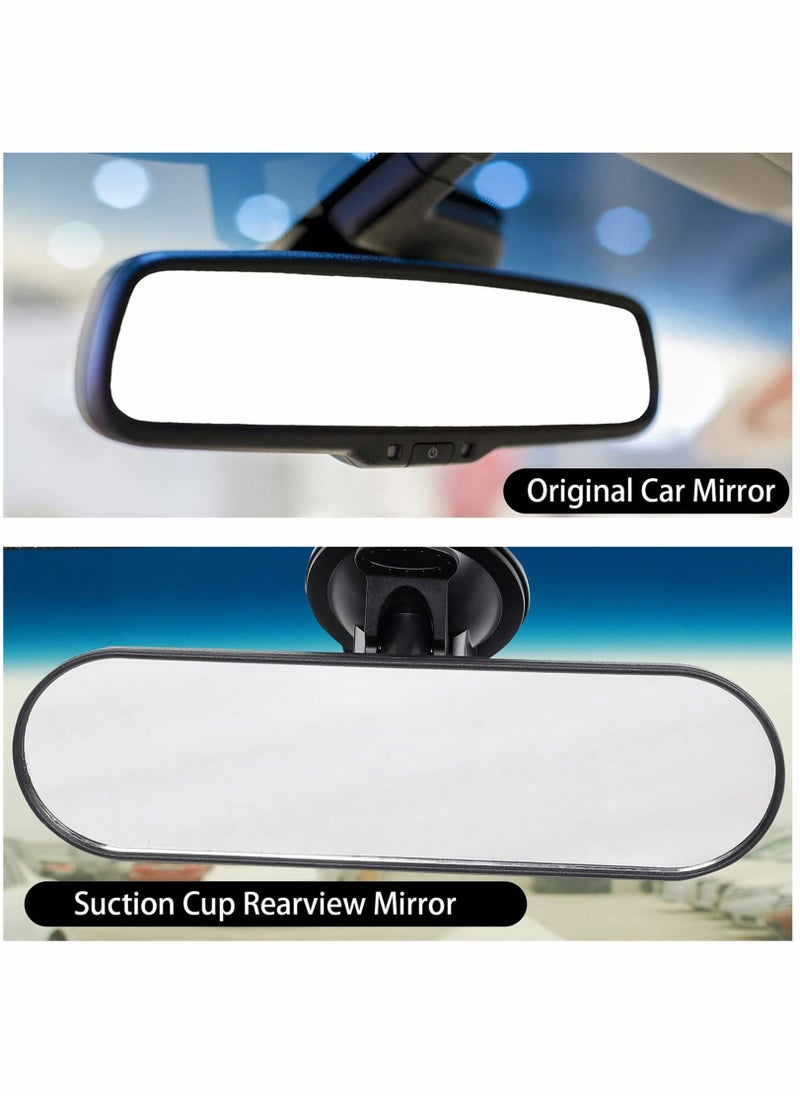 Excefore Rear View Mirror,Car Examiner Mirror,Anti Glare Interior Car Mirror,Rear View Mirror For Driving Test Rearview Car Mirror,Driving Instructor Mirror,Car Mirror Rear View Mirrors For Car SUV Trucks  - Image 3