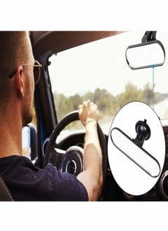 Excefore Rear View Mirror,Car Examiner Mirror,Anti Glare Interior Car Mirror,Rear View Mirror For Driving Test Rearview Car Mirror,Driving Instructor Mirror,Car Mirror Rear View Mirrors For Car SUV Trucks  - Image 2