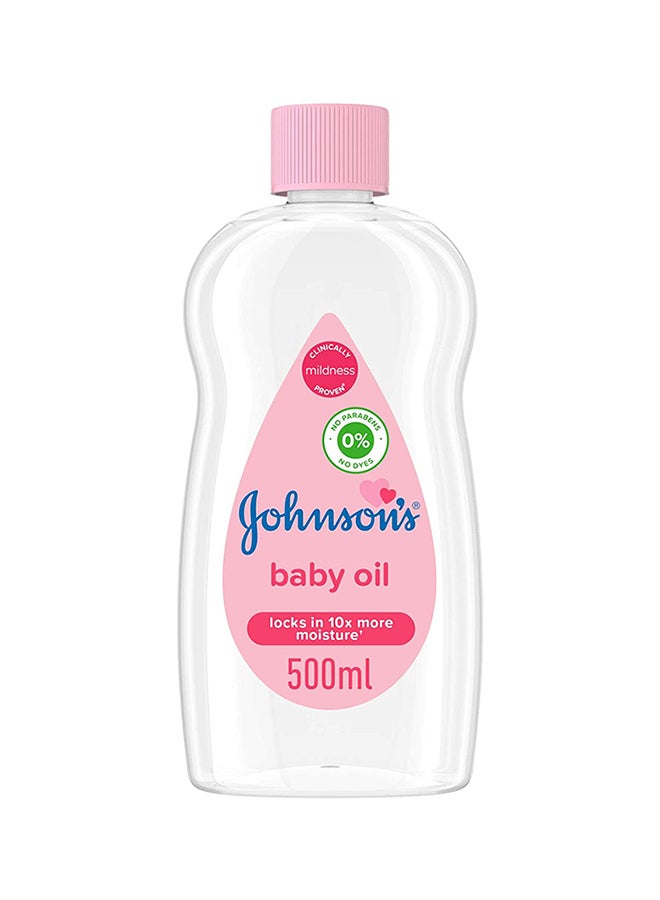 Johnson's Clinically Proven Baby Oil With 10x More Moisture With No Parabens - 500ml - Image 1