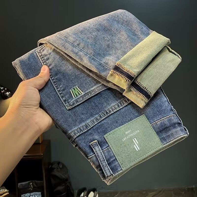 Unisex Classic Denim Jeans Loose Fit Daily Outdoor Wear - Image 3