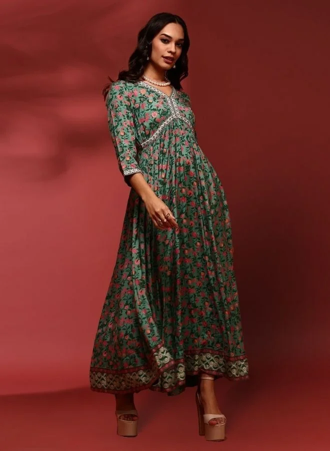 Abhishti Floral Print Dress