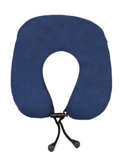 Agc AGC Memory Foam Travel Neck Pillow Ergonomic U Shaped Support Magnetic Therapy Cloth Soft Velvet Cover Adjustable Strap Perfect for Airplane Car Office Home - UC-1018  - Image 5