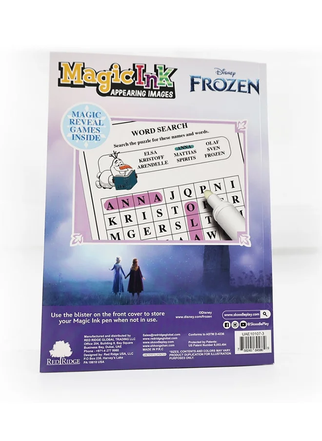 Disney FROZEN  MAGIC INK BOOK