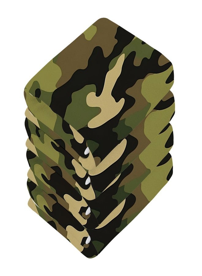 YETTASBIN Camo Washcloths 6 Pack, Soft Absorbent Cotton Baby Face Towels, Washable Reusable Fingertip Towels for Bath Gym Hotel Spa, 12 x 12 Inch - Image 4