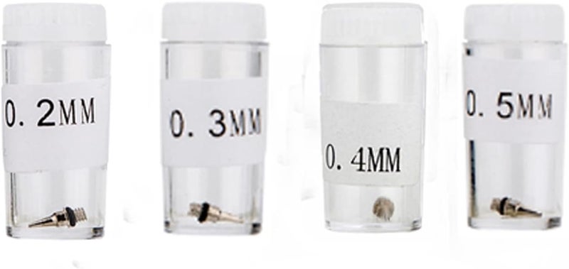 Uouteo 0.2mm, 0.3mm, 0.4mm,0.5mm Airbrush Nozzle Needles Replacement Parts for Airbrush Trigger Gun - Image 5