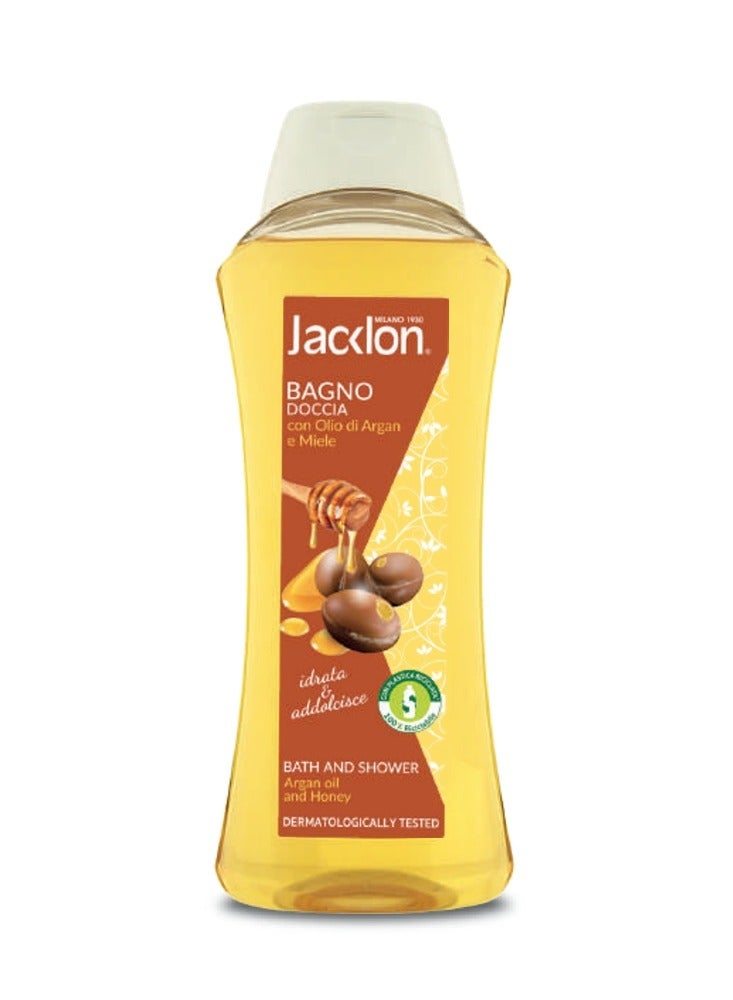 JACKLON Bath & Shower Argan Oil & Honey 1000ML - Image 1