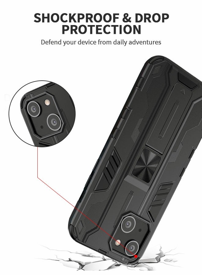 GROIC Compatible IPhone 14 Max Case, Heavy Duty Drop Protection Phone Cover, IPhone 14 Max Shell with Stand, TPU Rugged Phone Case, Magnetic Car Phone Case 6.7 Inch - Image 5