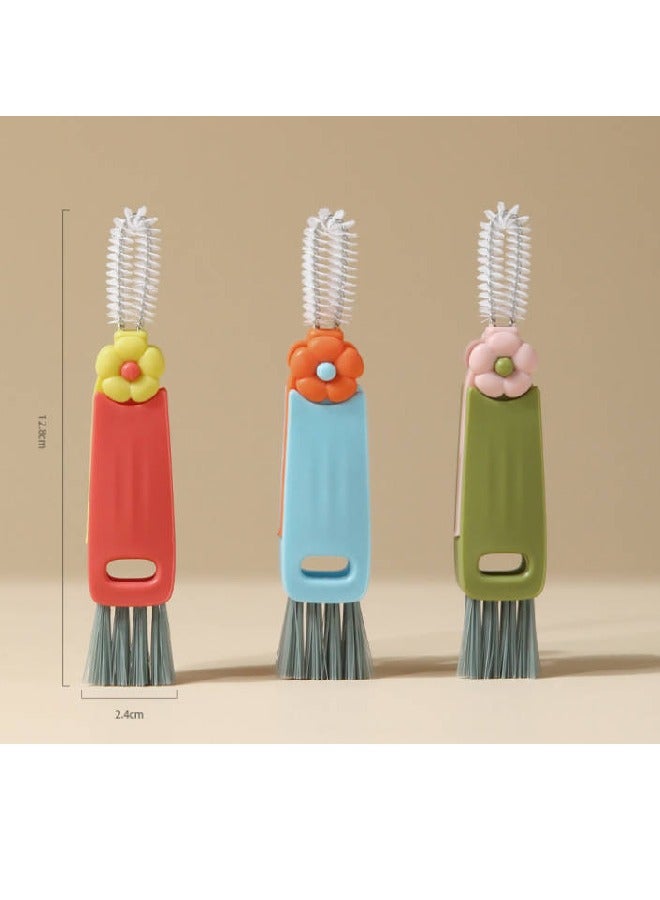 Flower Cup lid brush Thermos cup gap cleaning brush cup mouth brush  - Image 4