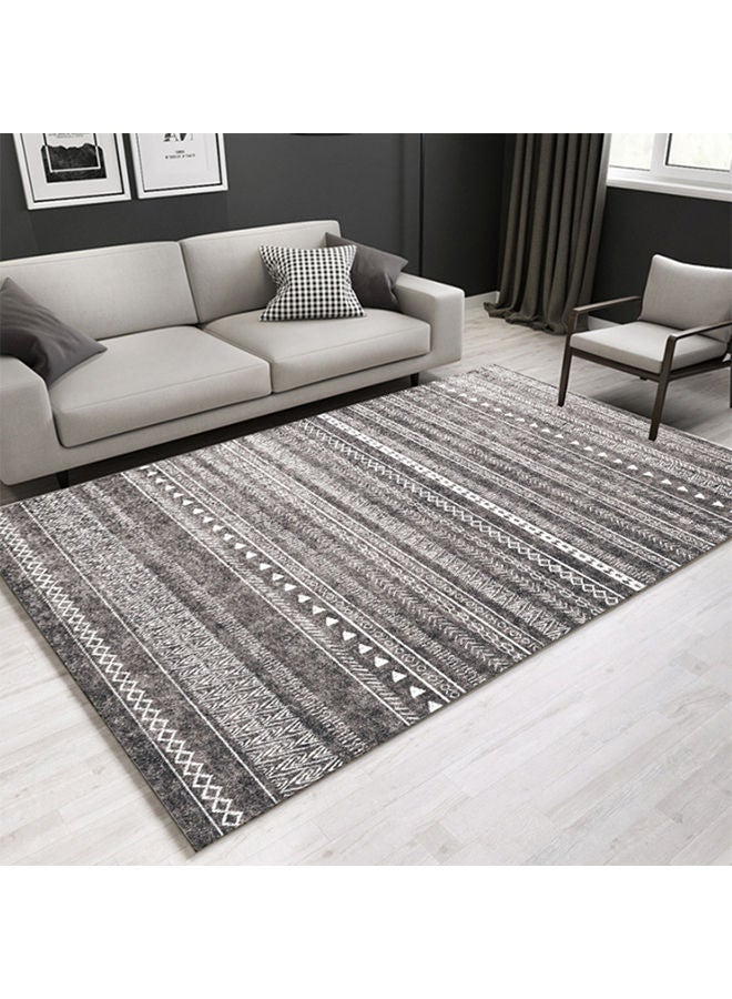 Sharpdo Thickened Washable Large Carpet for Household Full Bedroom Living Room Polyester  Black &White ‎Rectangular  200x300 cm - Image 1