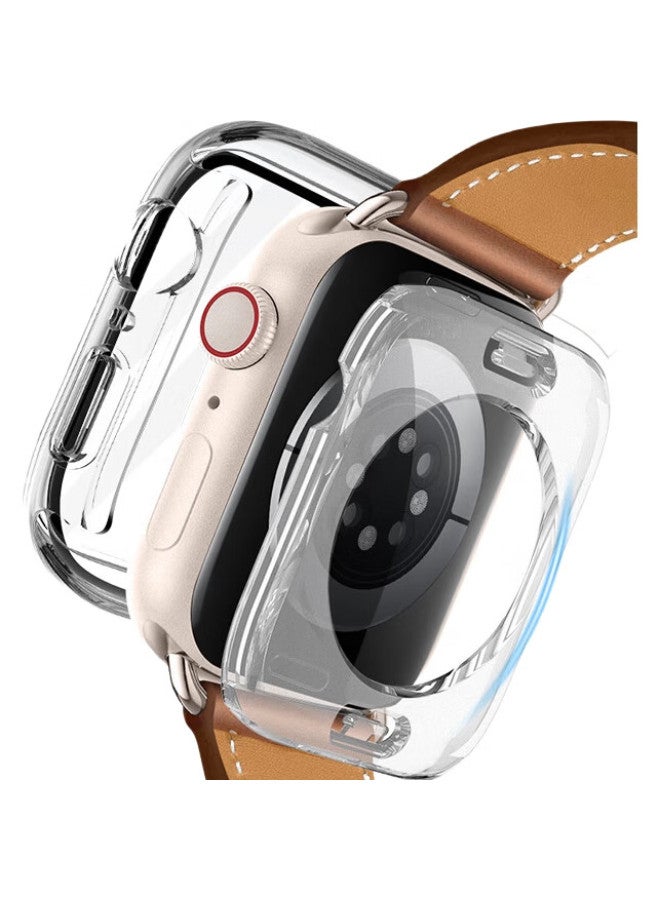 BHO Apple Watch Protective Case With Tempered Glass Screen Protector For Apple Watch S10/S9, Full Coverage Case For Iwatch S8/7/6/Se, Integrated Touch-Sensitive Watch Case - Image 2