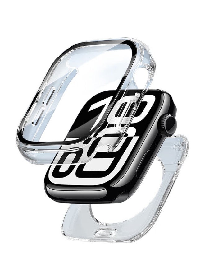 BHO Apple Watch Protective Case With Tempered Glass Screen Protector For Apple Watch S10/S9, Full Coverage Case For Iwatch S8/7/6/Se, Integrated Touch-Sensitive Watch Case - Image 1