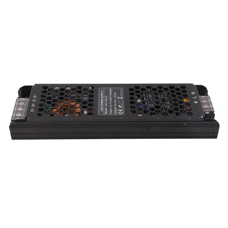 مصدر طاقة تبديل بالجهد الثابت 400 واط لمحول ومُحول شريط LED الطويل AC170‑260V DC12V - Image 1