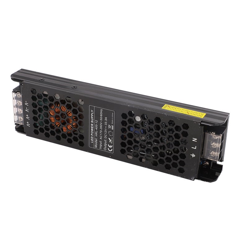 مصدر طاقة تبديل بالجهد الثابت 400 واط لمحول ومُحول شريط LED الطويل AC170‑260V DC12V - Image 3