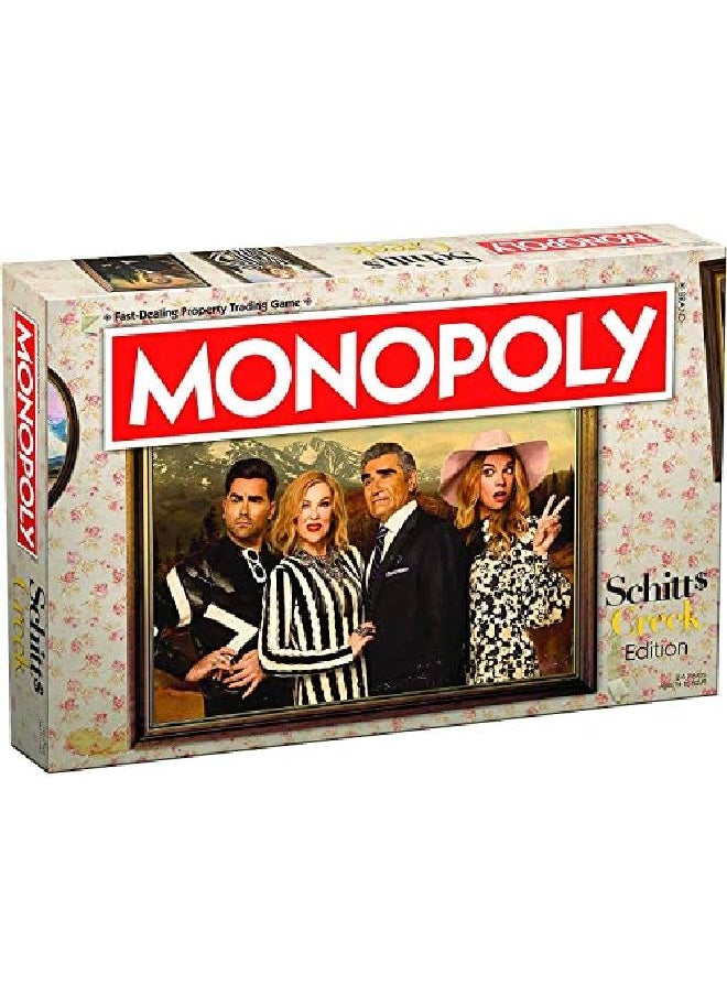 USAopoly Monopoly Schitt'S Creek ; Game Tokens Include Bebe Crow Patrick'S Guitar Rosebud Motel Key & More ; Officially Licensed And Collectible Monopoly Game Based On Award Winning Series Schitt'S Creek  - Image 2