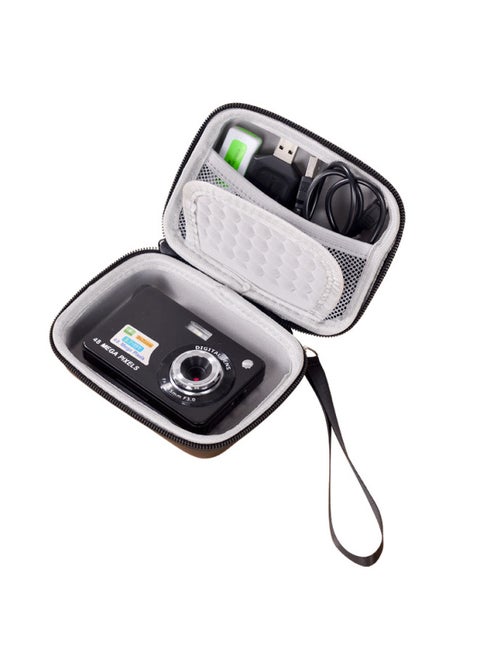 CCD Camera Bag For Sony/Canon/Nikon Digital Camera Storage Bag EVA Hard Case Storage Carrying Case-Color:Black Storage Box