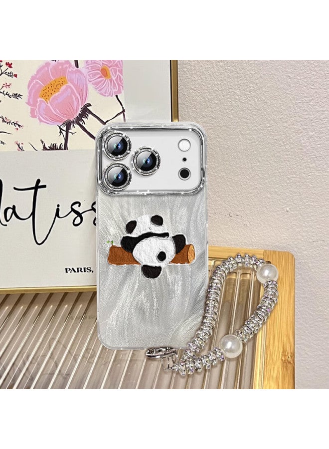 Sehan Shihan Iphone 17 Pro Max Case, Full Protection Cover With Camera Lens Protection, Shockproof, High-end Creative Design For Men And Women, Panda Pattern With Bracelet - Image 1