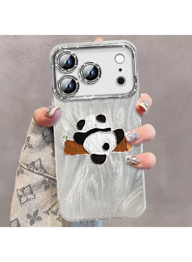 Sehan Shihan Iphone 17 Pro Max Case, Full Protection Cover With Camera Lens Protection, Shockproof, High-end Creative Design For Men And Women, Panda Pattern With Bracelet - Image 3