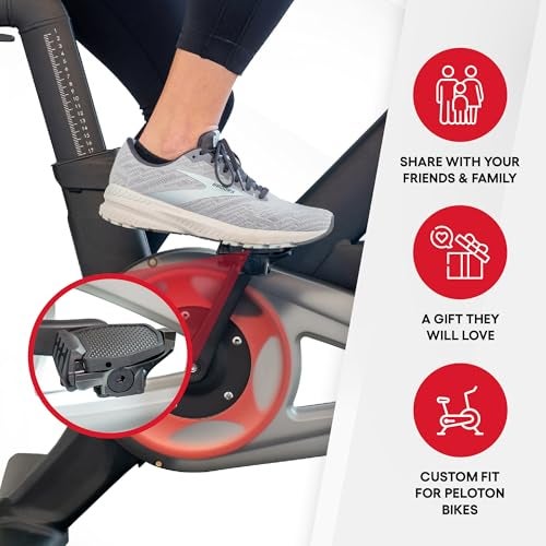 TrubliFit Pedal Converters for Original Peloton Bike & Bike+ and Cross Training Bike & Bike+ - Ride The Peloton with Sneakers - Pedal Platform for Look Delta Pedals - Great for Kids - Image 3
