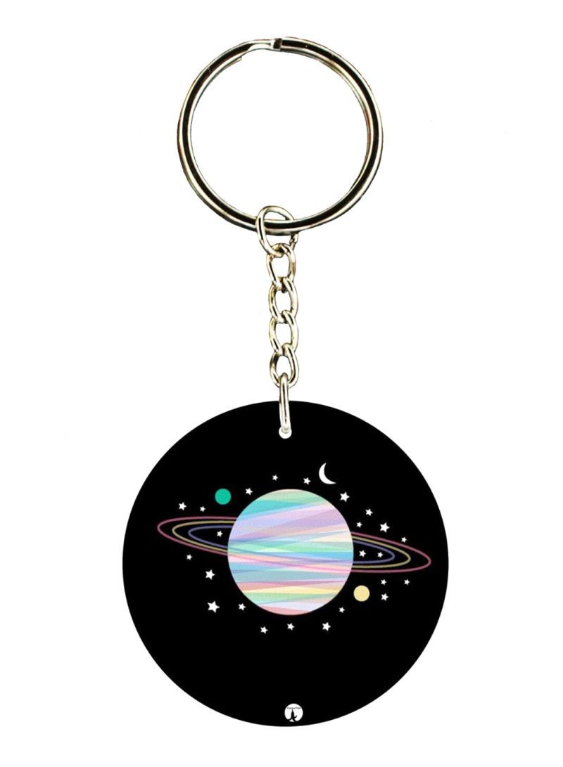 RKN Planet Printed Keychain