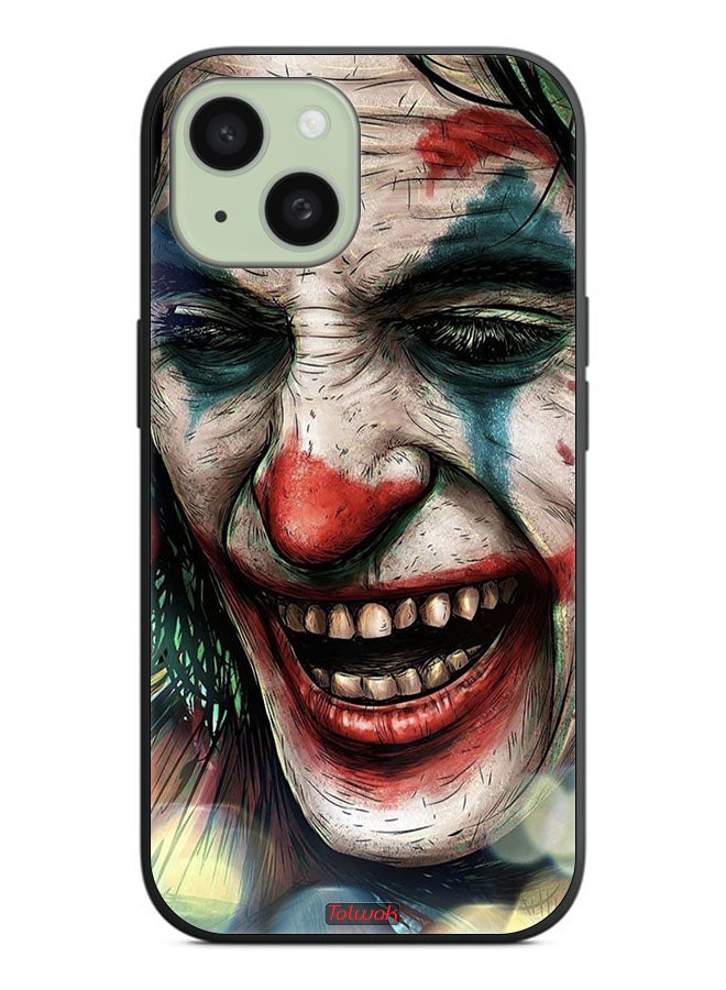 Tolwak Apple iPhone 15 Protective Case Cover Joker Laughing Face - Image 2