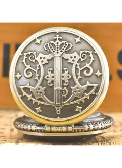 NIBEMINENT Vintage Metal Analog Pocket Watch Unisex Casual Style  - Image 2