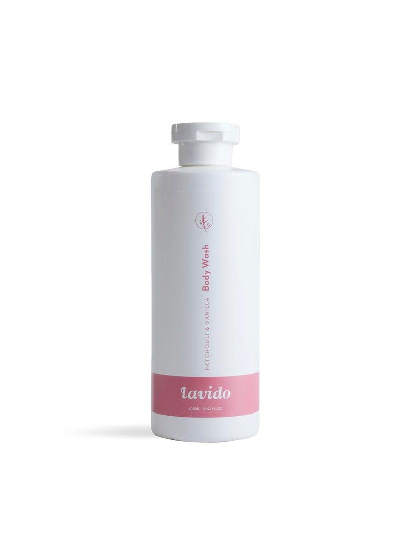 Lavido Lavido  Natural Patchouli  Vanilla Intoxicating Body Wash  Cleanse Refresh  Hydrate Skin 135 fl oz  400 ml PACKAGING MAY VARY 