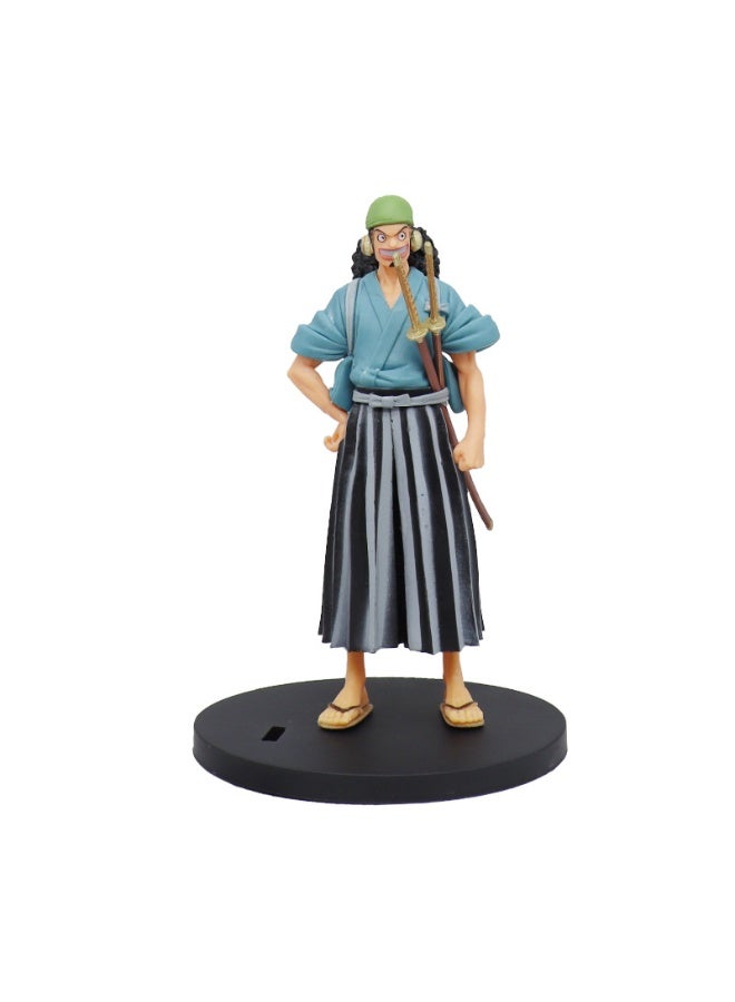 لا يتجزأ الساموراي الملابس usopp شخصيات الرسوم المتحركة أزياء سطح المكتب والسيارات هدية الديكور - Image 1