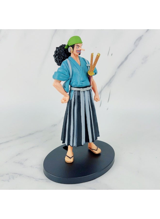 لا يتجزأ الساموراي الملابس usopp شخصيات الرسوم المتحركة أزياء سطح المكتب والسيارات هدية الديكور - Image 3