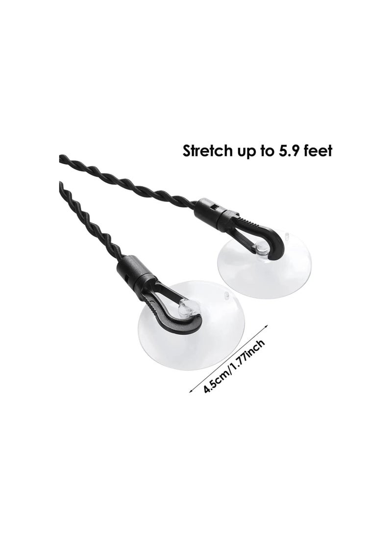 Generic - Flexo-Line Travel Clothesline, Flexo Line Travel Clothesline, Flexoline Travel Clothesline, Stretch Portable Retractable Camping Clothesline, Travel Clothesline for Hotel Room - Image 1