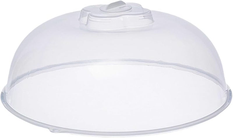 Medium Transparent Microwave Splatter Cover Adjustable Plate Guard Lid Heat Resistant - Image 1