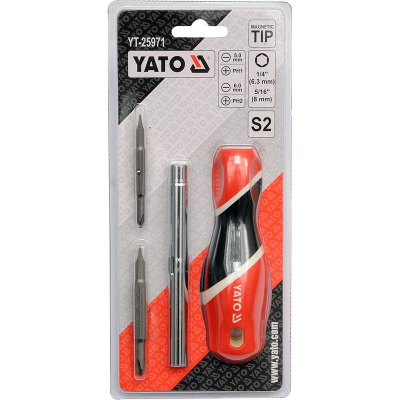 Yato Yato yt-25971 â€“ Two-way Screwdriver S2, Orange and Black - Image 2