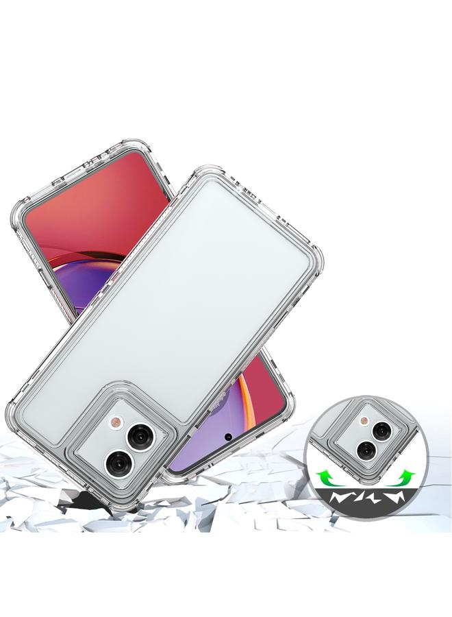 S-TOP Case For Motorola Moto G84 5G Acrylic Transparent Phone Case - Image 4