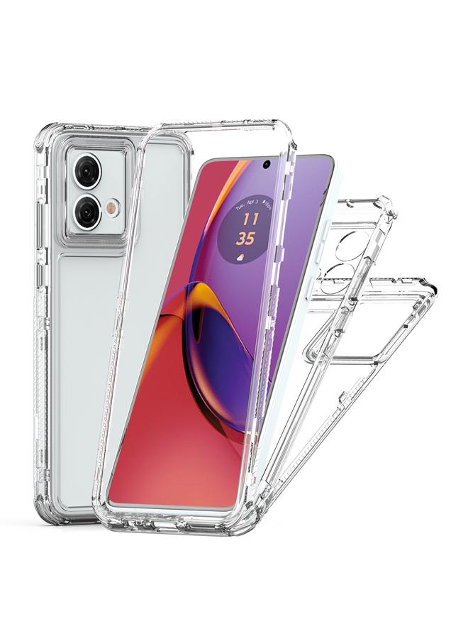 S-TOP Case For Motorola Moto G84 5G Acrylic Transparent Phone Case - Image 2