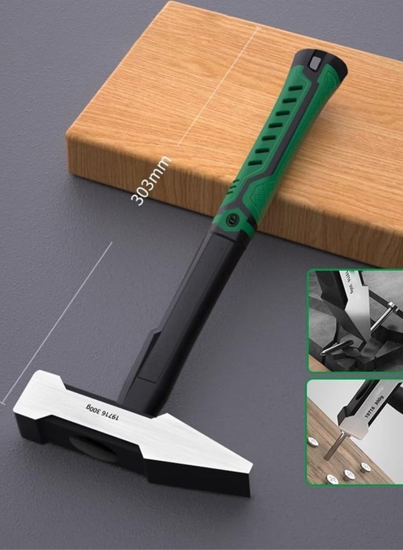 GGOOT 200g/300g/500g Flat Head Hammer Plastic Coated Duckbill Hammer,Hammer Head,Hardware Tools, Building Decoration,Fitter Hammer(300g)  - Image 2