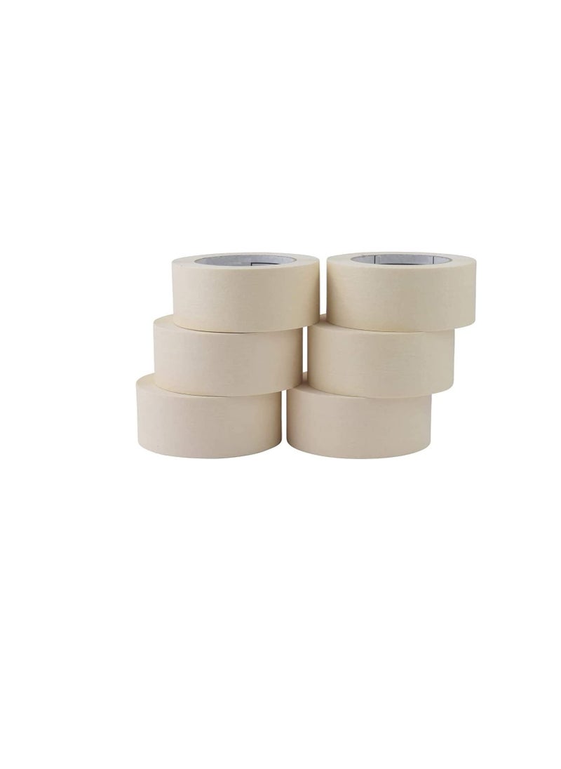 ROBUSTLINE Robustline Adhesive Masking Tape General Purpose Painter's Tape Bulk for Painting, Labeling, Packing, Craft, Art, Home, Office, School Etc. (1 INCH, 2)  - Image 1