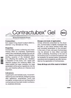 CONTRACTUBEX Contractubex Merz Contractubex Gel Treatment for Scars 20g  - Image 4