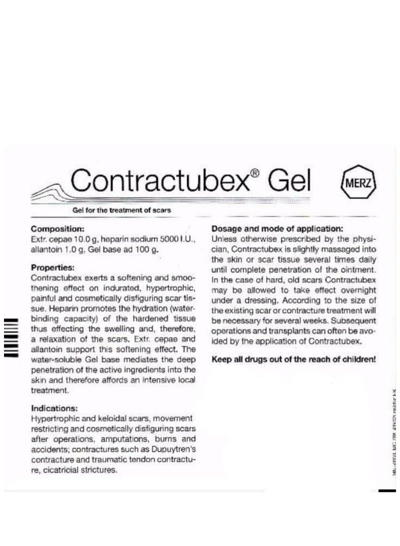 Contractubex Merz Contractubex Gel Treatment for Scars 20g - Image 4