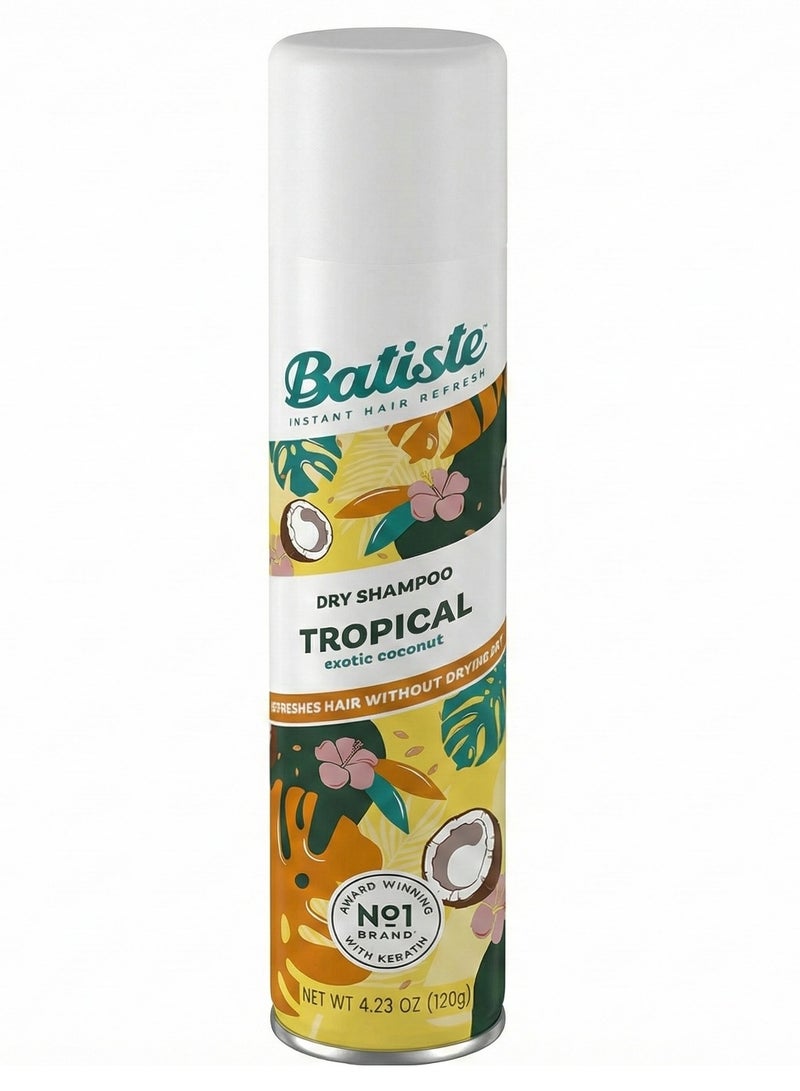 باتيستي دراي شامبو تروبيكال برائحة جوز الهند – 120 جم