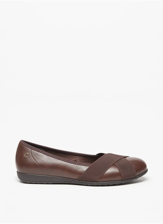 لو كونفورت Textured Slip-On Ballerina Shoes