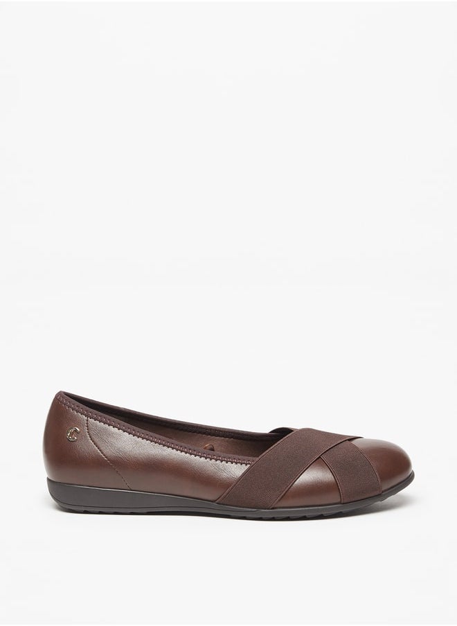 Le Confort Textured Slip-On Ballerina Shoes  - Image 3