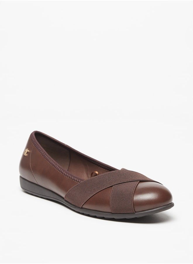 Le Confort Textured Slip-On Ballerina Shoes  - Image 1
