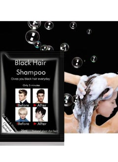 Disaar Black Hair Dye Shampoo Sachet Pack of 10pcs  - Image 5