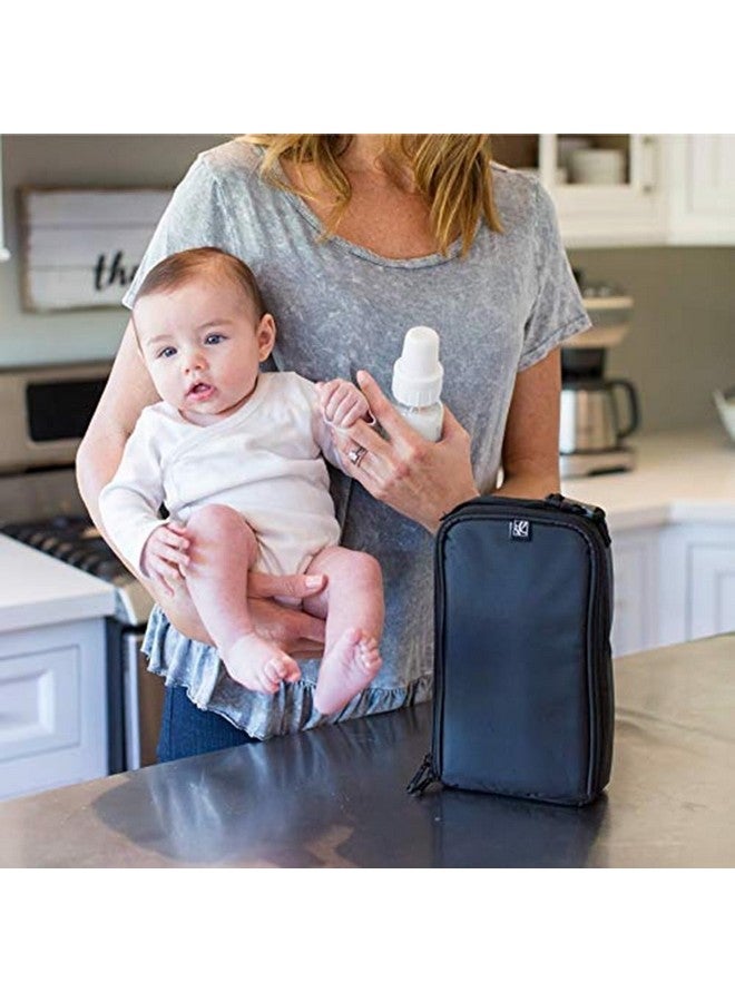 J.L. Childress J.L. Childress Pack 'N Protect Cooler - Insulated Bag for Glass Baby Bottles & Food Containers - Dividers & Shelves - Insulated & Leak Proof Bottle Bag - Breastmilk Cooler Bag for Travel - Black - Image 4
