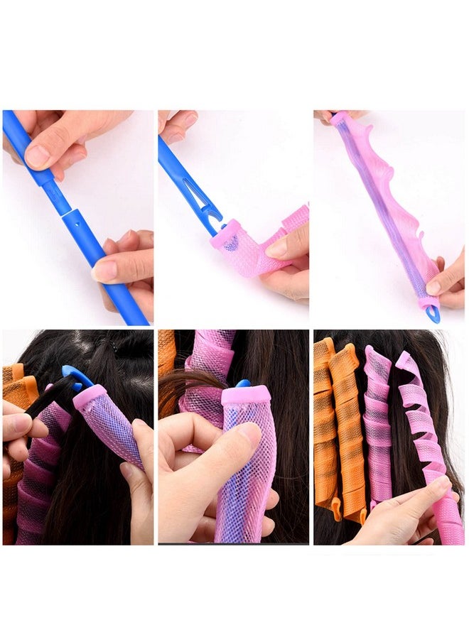 Orgrimmar Orgrimmar 30PCS Magic Hair Curlers Curls Styling Kit, DIY No Heat for Extra Long (55 cm/ 21.65 inch)  - Image 5